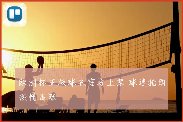 欧洲杯正版球衣官方上架 球迷抢购热情高涨
