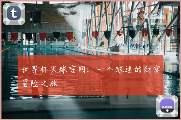 世界杯买球官网:一个球迷的财富冒险之旅