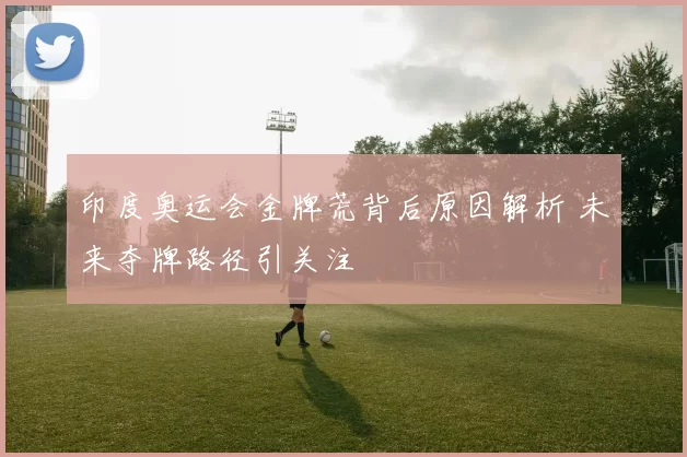 印度奥运会金牌荒背后原因解析 未来夺牌路径引关注