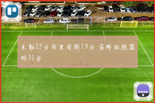 米勒25分布里奇斯19分 黄蜂狂胜篮网31分